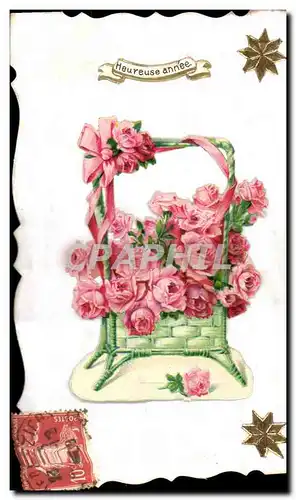 Cartes postales Fantaisie Fleurs