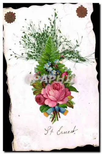 Cartes postales Fantaisie Fleurs