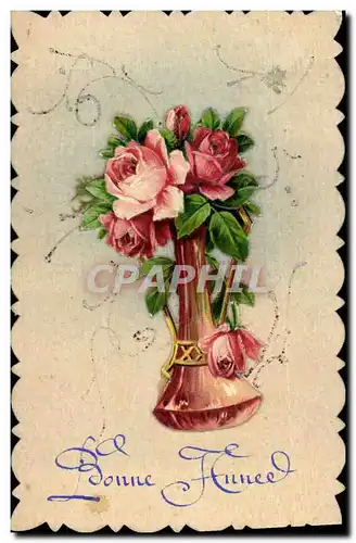 Cartes postales Fantaisie Fleurs