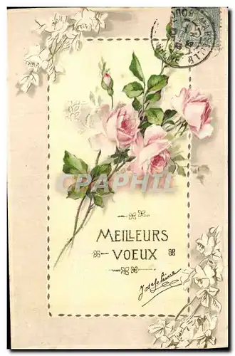 Cartes postales Fantaisie Fleurs