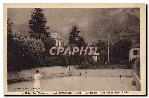 Cartes postales Tennis Brise des Neiges La Tronche Vue sur le Mont Rachel