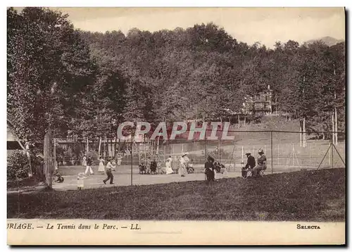 Cartes postales Uriage Le Tennis dans le parc