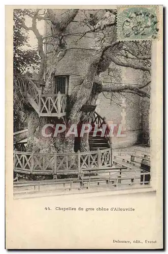Cartes postales Arbre Chapelles du gros chene d&#39Allouville