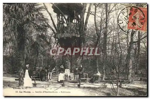 Ansichtskarte AK Arbre Le Mans Jardin d&#39horticulture Robinson