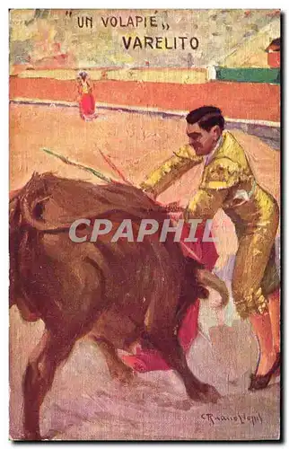 Cartes postales Corrida Course de taureaux Un Volapie Varelito