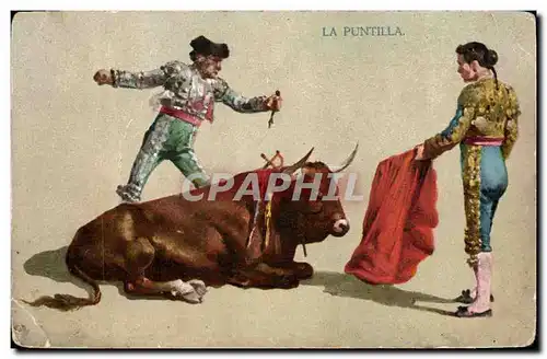 Cartes postales Corrida Course de taureaux La Puntilla