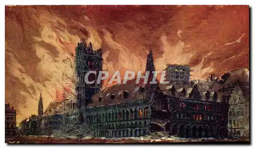 Cartes postales Militaria Ypres