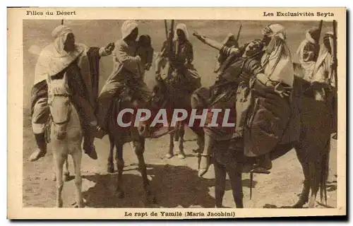 Cartes postales Cinema Filles du desert Le rapt de Yamile Maria Jacobini