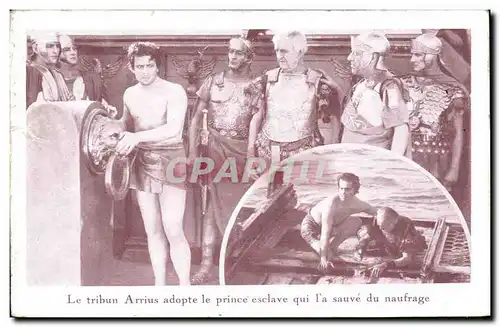 Cartes postales Cinema Le tribun Arrius adopte le prince esclave qui l&#39a sauve du naufrage
