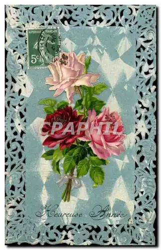 Cartes postales Brodee Fantaisie Fleurs