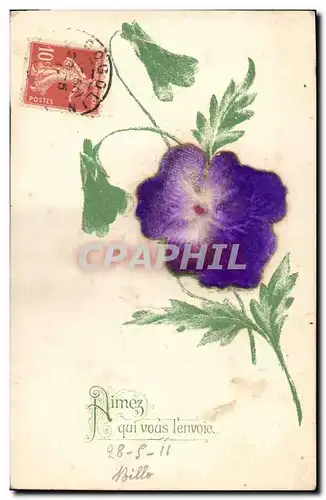 Cartes postales Fantaisie Fleurs