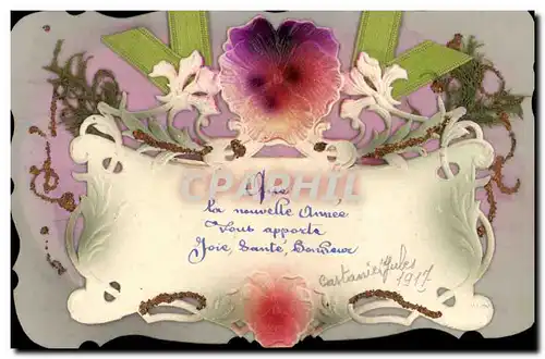 Cartes postales Fantaisie Fleurs