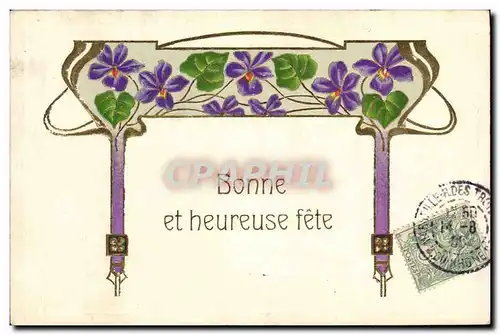 Cartes postales Fantaisie Fleurs