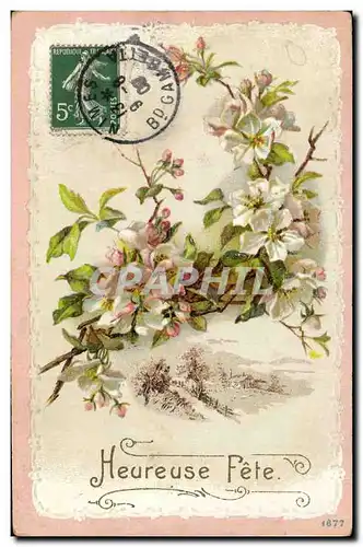 Cartes postales Fantaisie Fleurs