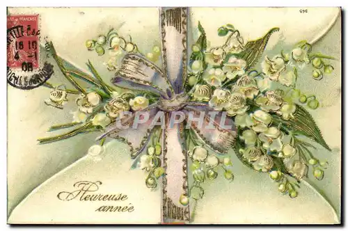 Cartes postales Fantaisie Fleurs Muguet