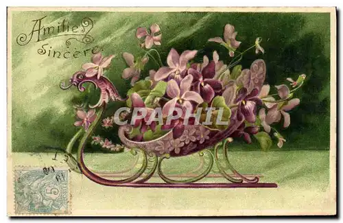 Cartes postales Fantaisie Fleurs