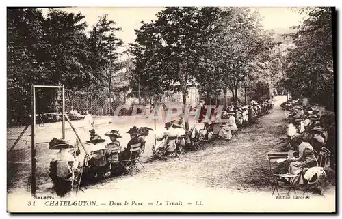 Cartes postales Tennis Chatelguyon Dans le parc