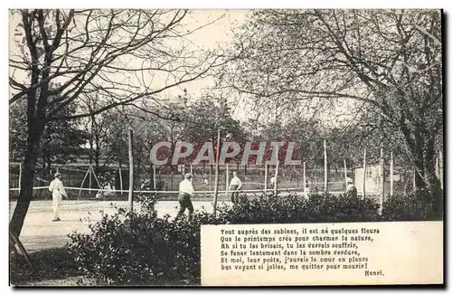 Cartes postales Tennis