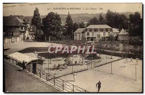 Ansichtskarte AK Tennis Bagneres de Bigorre