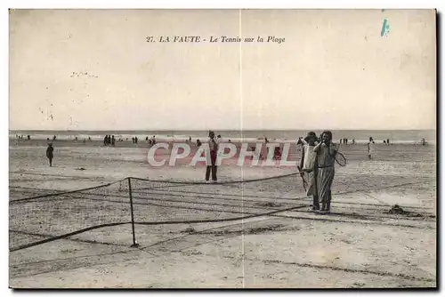 Cartes postales Tennis sur la plage La Faute