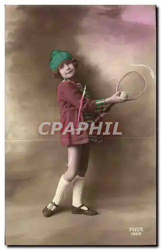 Ansichtskarte AK Tennis Enfant