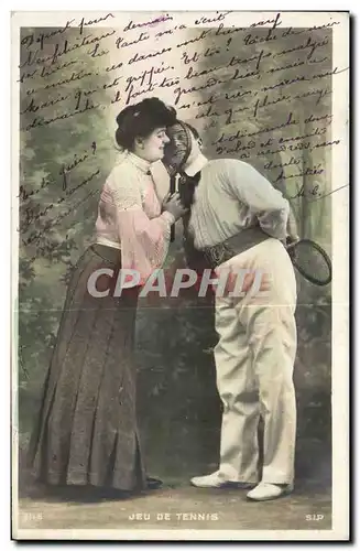 Cartes postales Tennis Femme