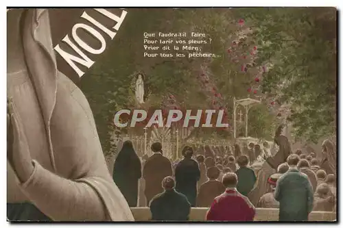 Cartes postales Puzzle Lourdes