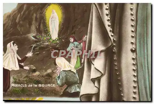 Cartes postales Puzzle Lourdes Miracle de la source