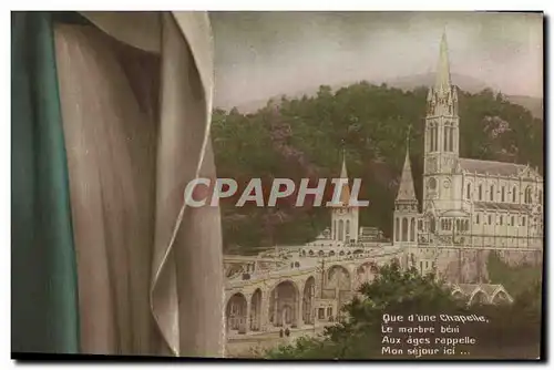 Ansichtskarte AK Puzzle Lourdes Basilique