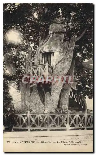 Cartes postales Arbre Environs d&#39Yvetot Allouville Le chene