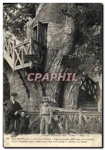 Cartes postales Arbre Allouville Le gros chene