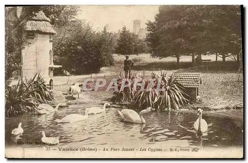 Ansichtskarte AK Valence Au parc jouvet Les cygnes