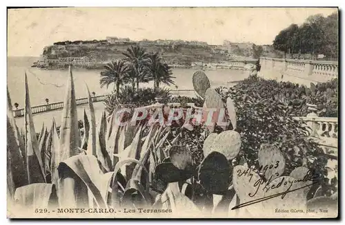 Cartes postales Monte Carlo Les terrasses