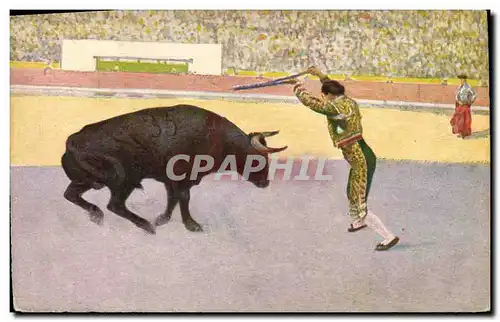 Cartes postales Corrida Course de taureaux Banderilleando al cuarieo