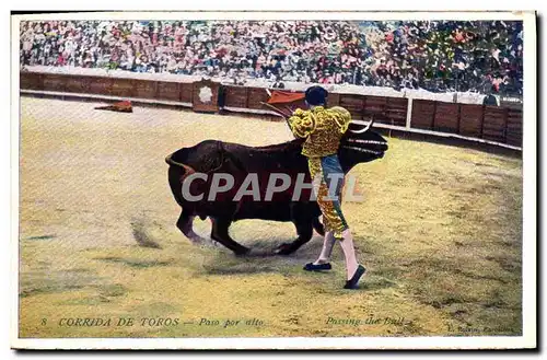 Ansichtskarte AK Corrida Course de taureaux Corrida de Toros Paso por alto