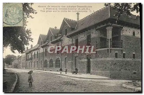 Ansichtskarte AK Cinema Maison de retraite des Artistes dramatiques a Pont aux Dames Couilly Vue prise de la rout