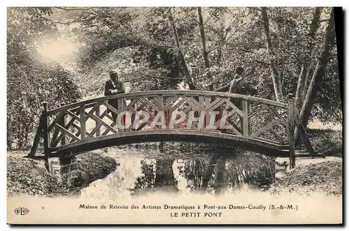 Cartes postales Cinema Maison de retraite des Artistes dramatiques a Pont aux Dames Couilly Le petit pont