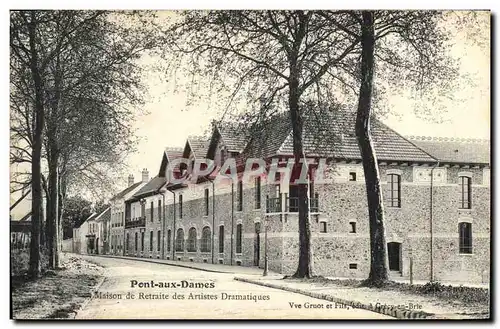 Ansichtskarte AK Cinema Maison de retraite des Artistes dramatiques a Pont aux Dames Couilly