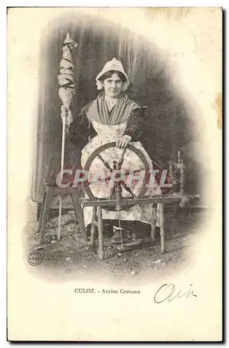 Cartes postales Folklore Bresse Culoz Ancien costume