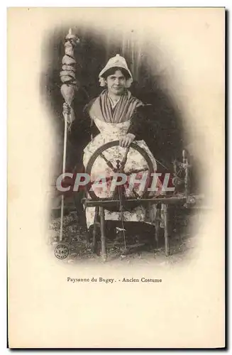 Cartes postales Folklore Bresse Paysanne du Bugey Ancien costume