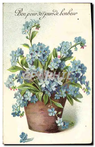 Cartes postales Fantaisie Fleurs