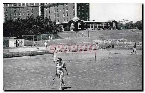 Ansichtskarte AK Tennis Cavalier Hotel Virginia Beach Virginia Roland G EAtong