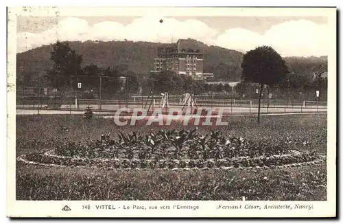 Cartes postales Tennis Vittel le pac vue de l&#39ermitage