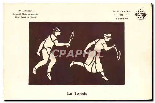 Cartes postales Tennis