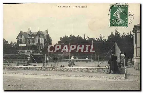 Cartes postales La Baule Jeu de Tennis