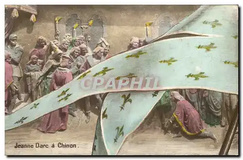 Cartes postales Puzzle Jeanne d&#39Arc a Chinon