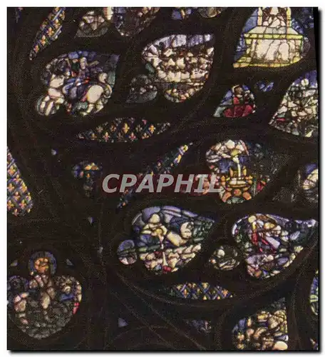 Ansichtskarte AK Puzzle Cathedrale Vitraux