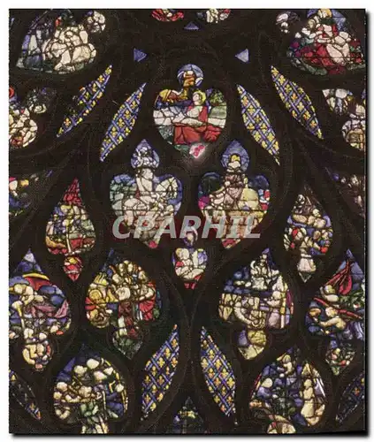 Cartes postales Puzzle Cathedrale Vitraux