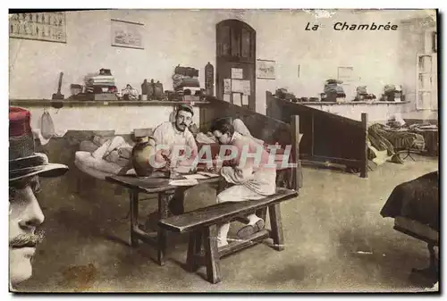 Cartes postales Puzzle Militaria La chambree