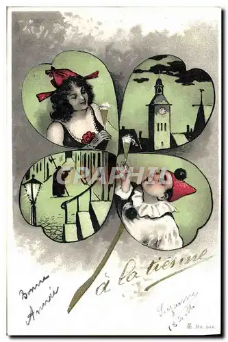 Cartes postales Fantaisie Pierrot